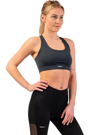 Nebbia Dámská podprsenka Active Sports Bra with medium impact 413 dark grey S