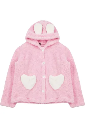 Trendyol Powder Girl Plush Hooded Coat