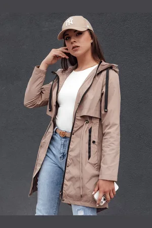 D-Street Kurtka damska parka GLAMJACKET beżowa