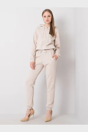 Sublevel Dámské tepláky Fashionhunters i523_D10043O62205Ajasny beżowy