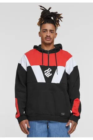 Rocawear Pánská mikina Woodpoint Hoody /červená/bílá