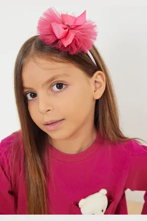 Trendyol Girl Ribbon Fuchsia Crown Buckle