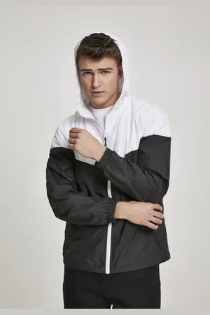 Urban classics 2-Tone Tech Windrunner wht/blk