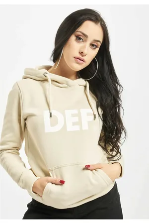 DEF Dámská mikina Hoody béžová