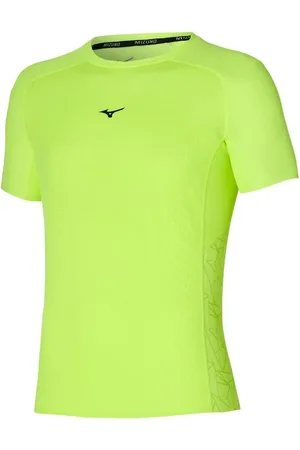 Mizuno Pánské tričko Aero Tee Neolime S