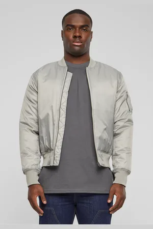 Urban classics Bunda Basic Bomber v.Šedá
