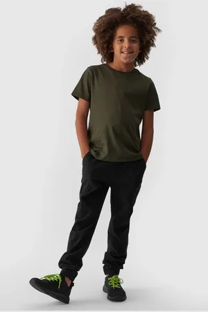 4F Chlapecké Jogger Kalhoty Casual Hladké JWMM00TTR