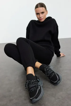 Trendyol Black Knit Colorful Lace-Up Women