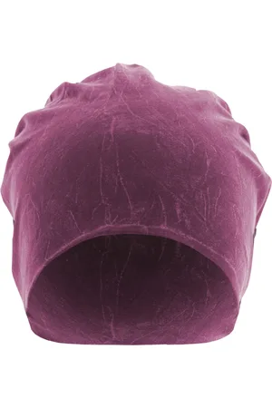 MSTRDS Stonewashed Jersey Beanie fialová