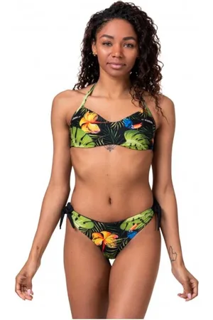 Nebbia Dámské plavky Ocean Selected Earth Powered bikini - top 556 jungle green S