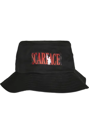 Merchcode Klobouk Scarface Logo Bucket černý