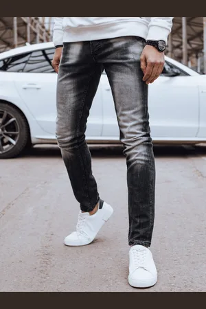 D-Street Černé pánské džíny slim fit