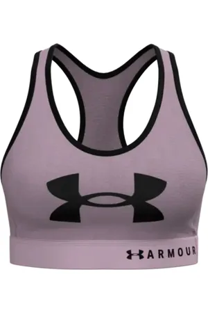 Under Armour Dámská podprsenka Mid Keyhole Graphic-PNK S