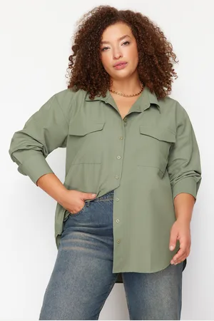 Trendyol Curve Khaki