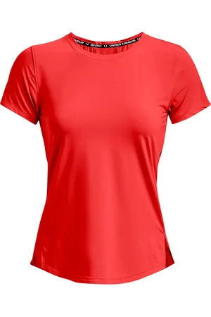 Under Armour Dámské tričko Iso-Chill 200 Laser Tee Vermilion-RED M