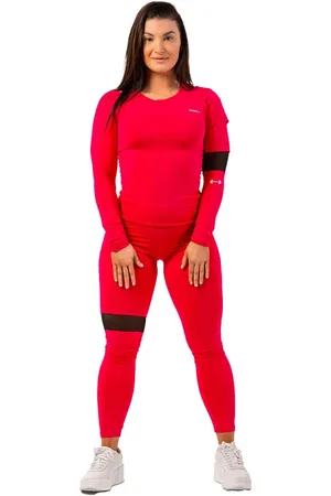 Nebbia Dámské tričko Long Sleeve Smart Pocket Sporty Top 418 pink L
