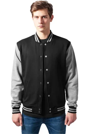 Urban classics 2barevná College mikina blk/grey