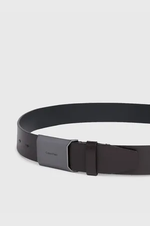 Calvin Klein Hnědý pánský kožený pásek - Pánské