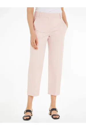 Tommy Hilfiger Růžové dámské chino kalhoty - Dámské
