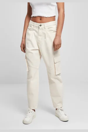 Urban classics Dámské kalhoty Ballon Fit Cargo Twill whitesand