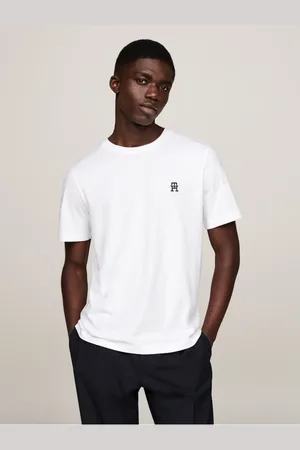 Tommy Hilfiger Bílé pánské tričko - Pánské