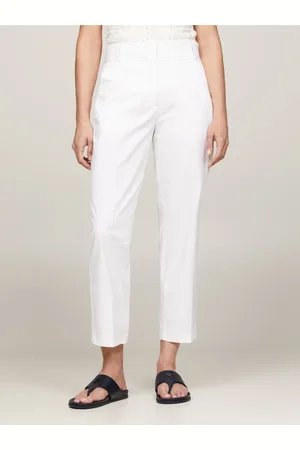 Tommy Hilfiger Bílé dámské chino kalhoty - Dámské