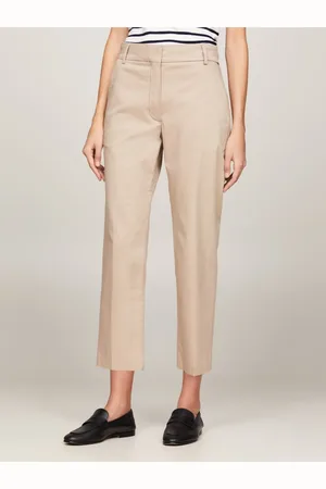 Tommy Hilfiger Béžové dámské chino kalhoty - Dámské