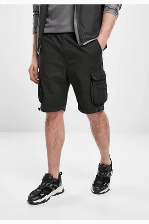 Urban classics Double Pocket Cargo šortky černé
