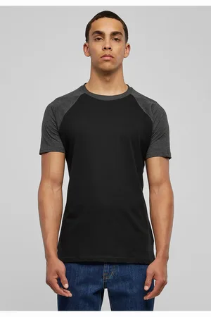Urban classics Raglánové kontrastní tričko blk/cha
