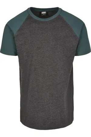 Urban classics Raglan Contrast Tee uhlově zelené/bottlegreen