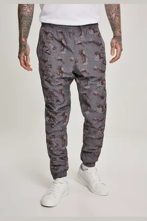 Urban classics Camo Track Kalhoty tmavé pouštní kamufláže