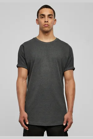 Urban classics Pánské tričko Turnup Tee - šedé