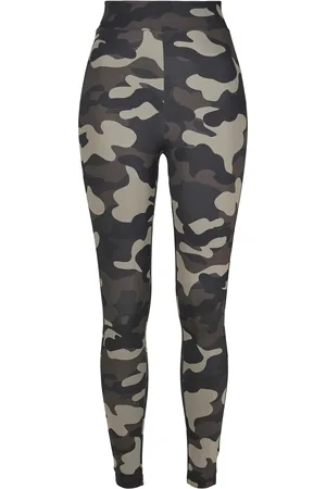 Urban classics Dámské legíny Camo Tech s vysokým pasem tmavé masky