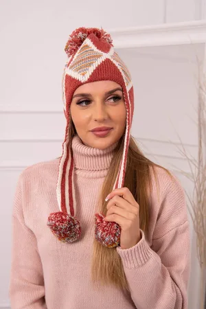 Kesi Dámská kšiltovka s dlouhými ušima Eunika K322 foxy