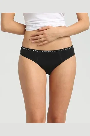 Dim Černé dámské noční menstruační kalhotky MENSTRUAL NIGHT SLIP