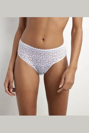Dim Bílé dámské krajkové kalhotky Daily Dentelle
