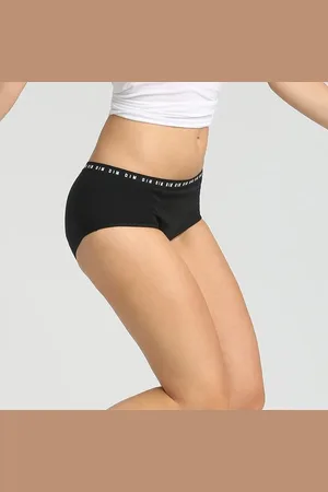 Dim Černé menstruační kalhotky s nohavičkou MENSTRUAL BOXER