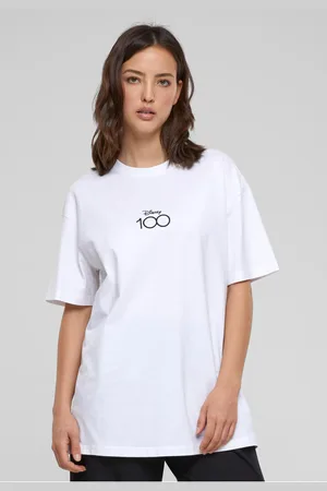 Merchcode Dámské tričko Disney 100 Girl Gang bílé