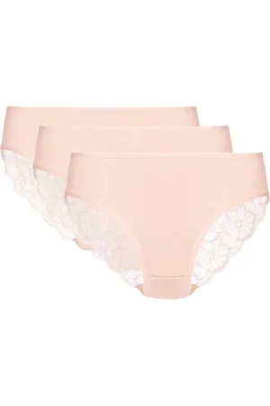 Gorteks Emilia panty with lace back triple pac