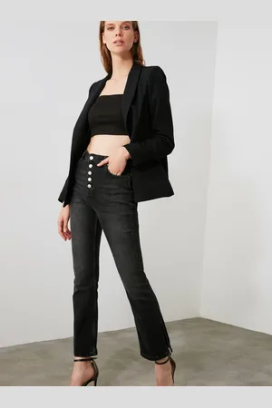 Trendyol Černé bootcut džíny - Dámské