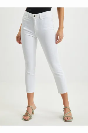 Guess Bílé dámské skinny fit džíny 1981 - Dámské