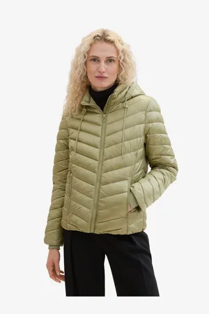 TOM TAILOR Khaki dámská prošívaná bunda - Dámské