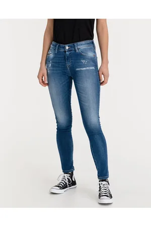 Diesel Modré dámské skinny fit džíny Slandy - Dámské