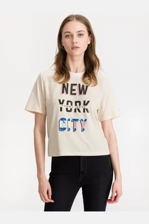 Tommy Hilfiger New York City Crop top Tommy Jeans - Dámské
