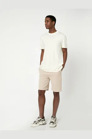 Koton Tie Waist Bermuda Shorts Pocket Detailed