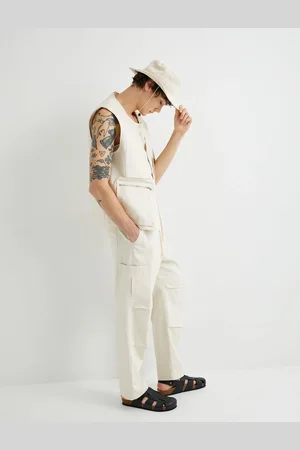 Koton Loose Trousers With Cargo Pockets Relaxed Cut Waist Tied