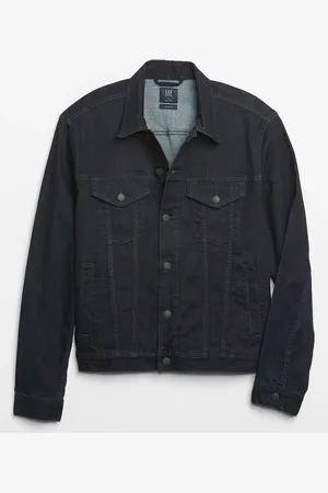 GAP Džínová bunda v-flex denim icon dark tint - Pánské