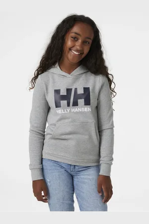 Helly Hansen Světle dětská žíhaná mikina s kapucí - Holky