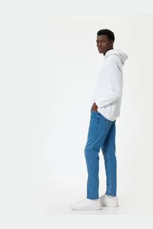 Koton Buttoned Standard Waist Slim Fit Jeans - Brad Jean