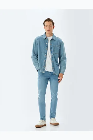 Koton Buttoned Regular Waist Skinny Fit Jeans - Michael Jean